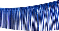 Fransengirlande Blau 10M Karneval Fasching Silvester Hochzeit Party Dekoration