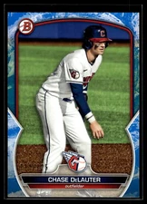 Chase DeLauter 2023 Bowman Prospects Blue Pattern Card /125 #BP-103
