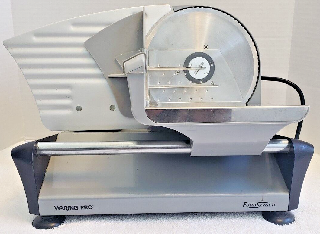Waring Pro FS150 Professional 7.5 inch Food Slicer Stainless Steel Meat