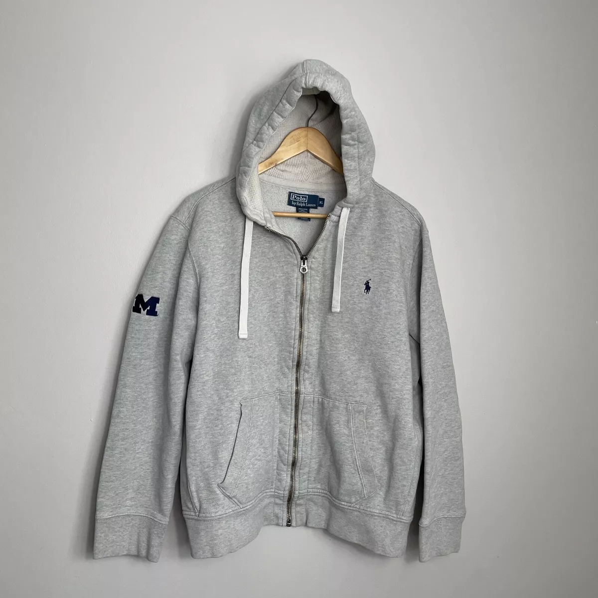 Polo Ralph Lauren FULL ZIP HOODIE - Zip-up sweatshirt - white 