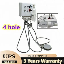 4 Holes Dental Portable Delivery Turbine Unit 3-way Syringe Wall Mounted Turbine