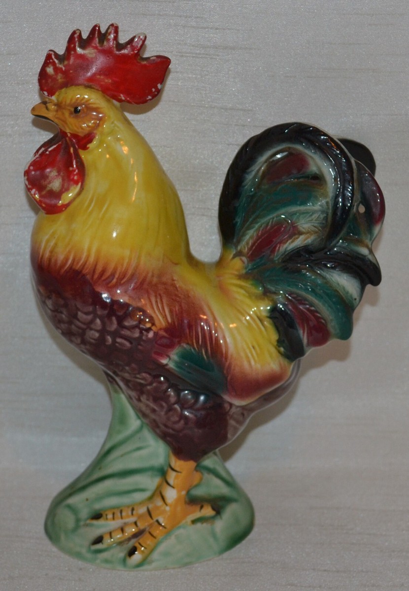 アンティーク雑貨   Rooster Figurine 2017 Rooster - Chinese Zodiac - Herend Animal Figurine
