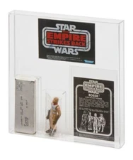 GW Acrylic Mailer Display Case Vintage Star Wars ESB Bossk & Survival Kit AMC009