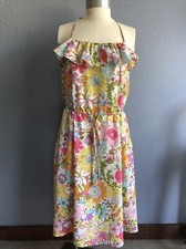 Liberty of London x Target Collab Retro Print Floral Halter Dress Medium