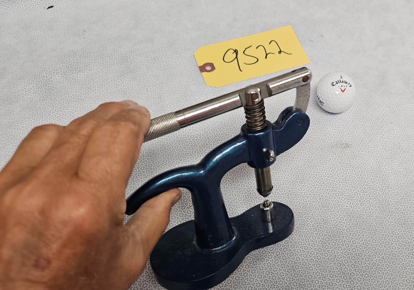 Small Hand Press Eyelet Grommet Machine Punch Tool Grommets Leather