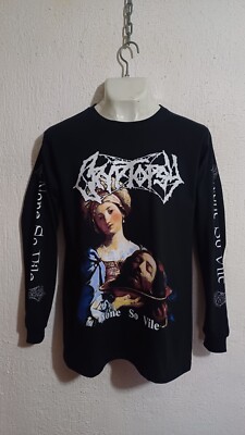 Cryptopsy none vile long sleeve shirt death metal gorguts