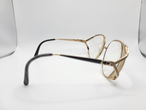 Vintage Christian Dior 2387 Austria Gold Round Eyeglasses FRAMES ONLY 55-16-120 - Picture 13 of 17