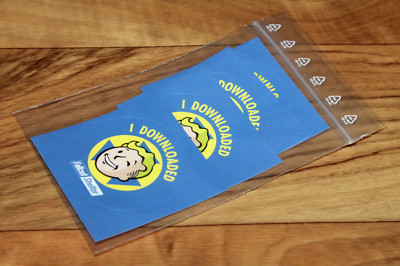 4 x Fallout 4 Shelter Vault Boy Promo Sticker Gamescom 2015 76 PS4 Xbox One