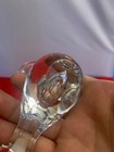 GLASS CRYSTAL DECANTER ETCHING DETAILS TOPPER flared, bell-shaped body — photo 5