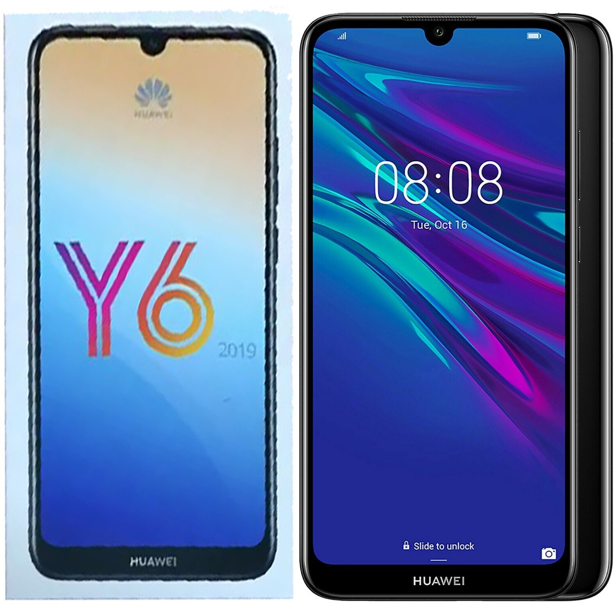 BNIB Huawei Y6 (2019) Single-SIM 32GB Midnight Black Factory