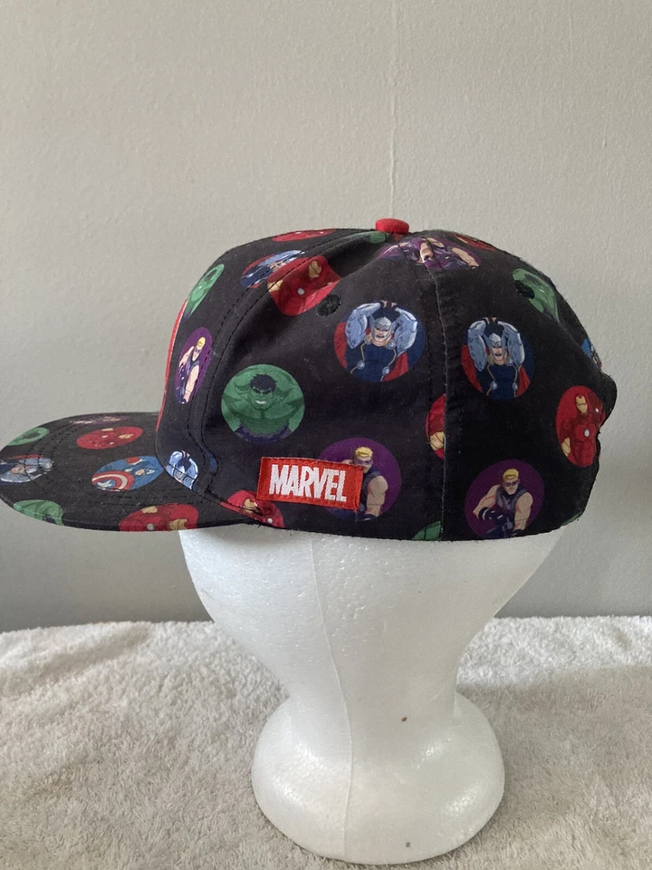 Marvel Avengers Snapback Kids Youth Hat Cap, Captain America,Hulk,Thor,Iron Man - Image 2 of 4