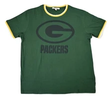 Junk Food Men's NFL Green Bay Packers Throwback Ringer Tee Shirt New XS-XL