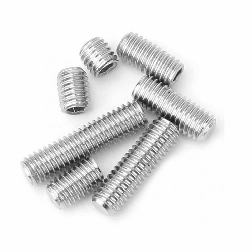 M2 M2.5 M3 A2 STAINLESS GRUB SCREWS CUP POINT HEX SOCKET SET SCREW DIN 916 - Imagen 10 de 12