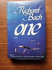 One by Richard Bach 1988 First Edition First Printing HCDJ