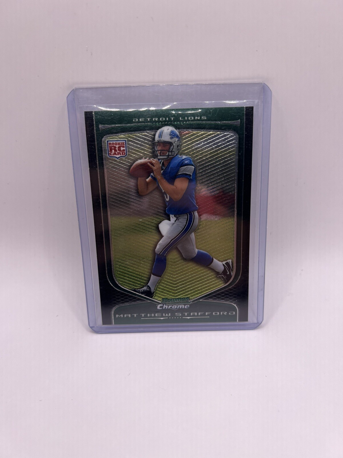 2009 Bowman Chrome Matthew Stafford Rookie Card RC #111 Lions
