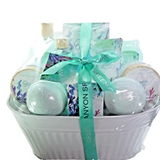 GREEN CANYON SPA LUXURY OCEAN GIFT BASKET 12-PIECE BATH  SET sealed