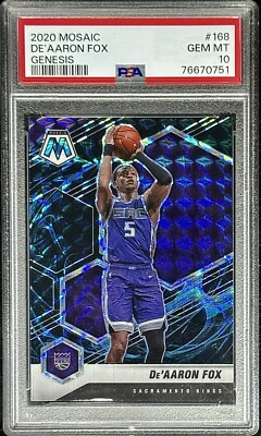 2020-21 Panini Mosaic - De'Aaron Fox #168 Genesis Mosaic Prizm for