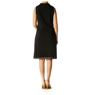 Size 14W 1X New Suzi Chin Black Embellished Beaded Shift Dress Plus Size  Nwt | eBay