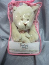 GANZ BABY GEAR PLUSH TEDDY BEAR 12" - 48" GROW CHART- PINK - NEW