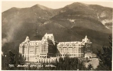 VTG Postcard RPPC Byron Harmon Banff Springs Hotel