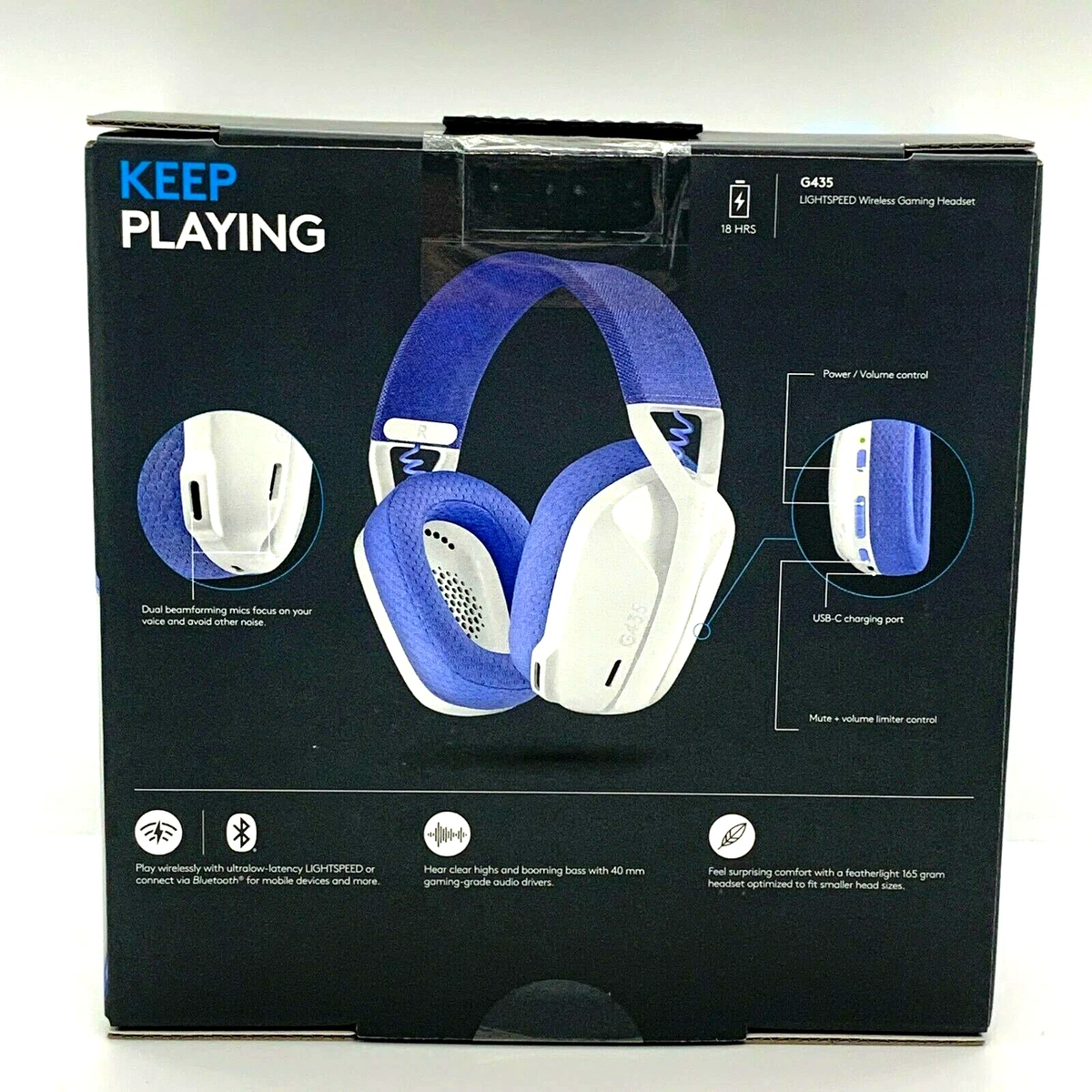 Logitech G435 Wireless Gaming Headset For PC PS4 PS5 Nintendo