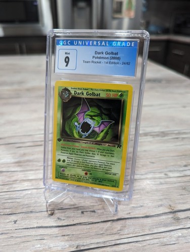 Dark Golbat (1st Edition) graded CGC 9 for sale on eBay