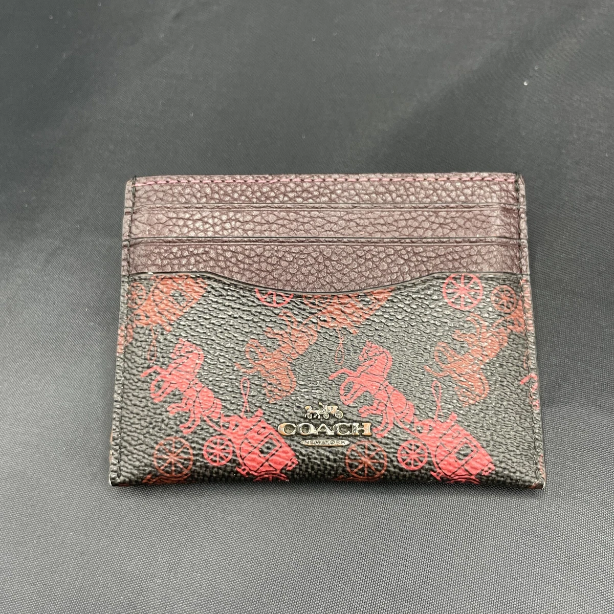 Horse and carriage coach wallet hot sale