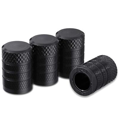 4 Pack Tire Valve Stem Caps Waterproof Dustproof Red Fit for Lincoln Accessories