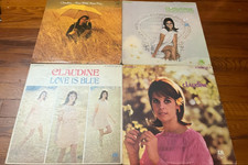 LOT of 4 Vintage  CLAUDINE LONGET LPS The Loo...