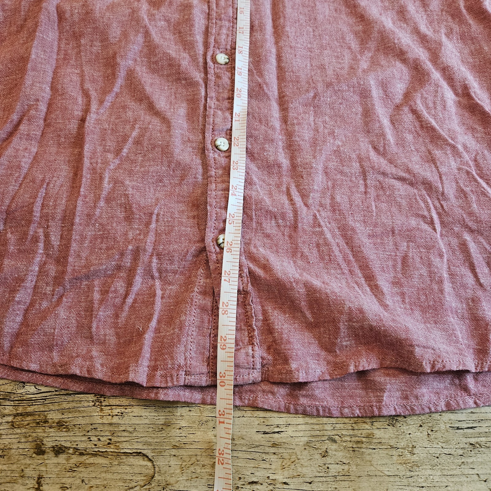 Fat Face Linen Mix Men’s Short Sleeved Shirt Size XXL Coral Pink eBay