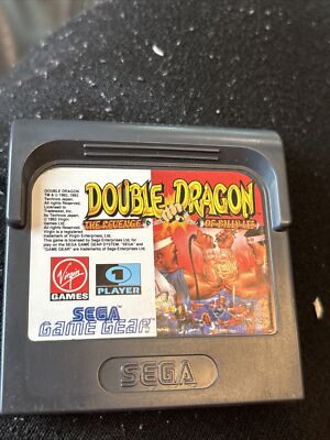 DOUBLE DRAGON - THE REVENGE OF BILLY LEE - FÜR SEGA GAME GEAR - SELTEN ungetestet