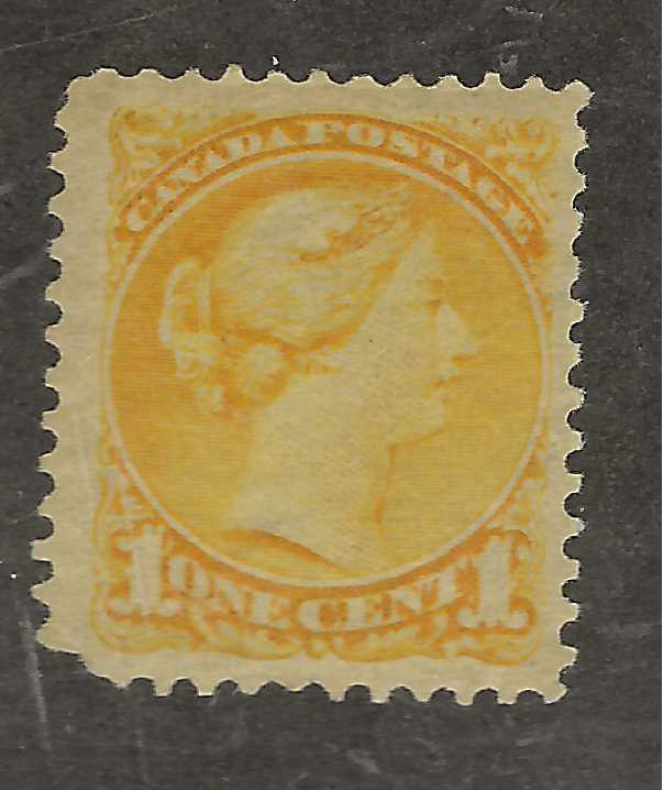 CANADA Classics...Sc #35...Mint HH, HR w FAULTS...1870...SCV $45.00 (wwb2)