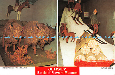 D059208 Trikot. Battle of Flowers Museum. Monarchen der Prärie. Alpenszene.