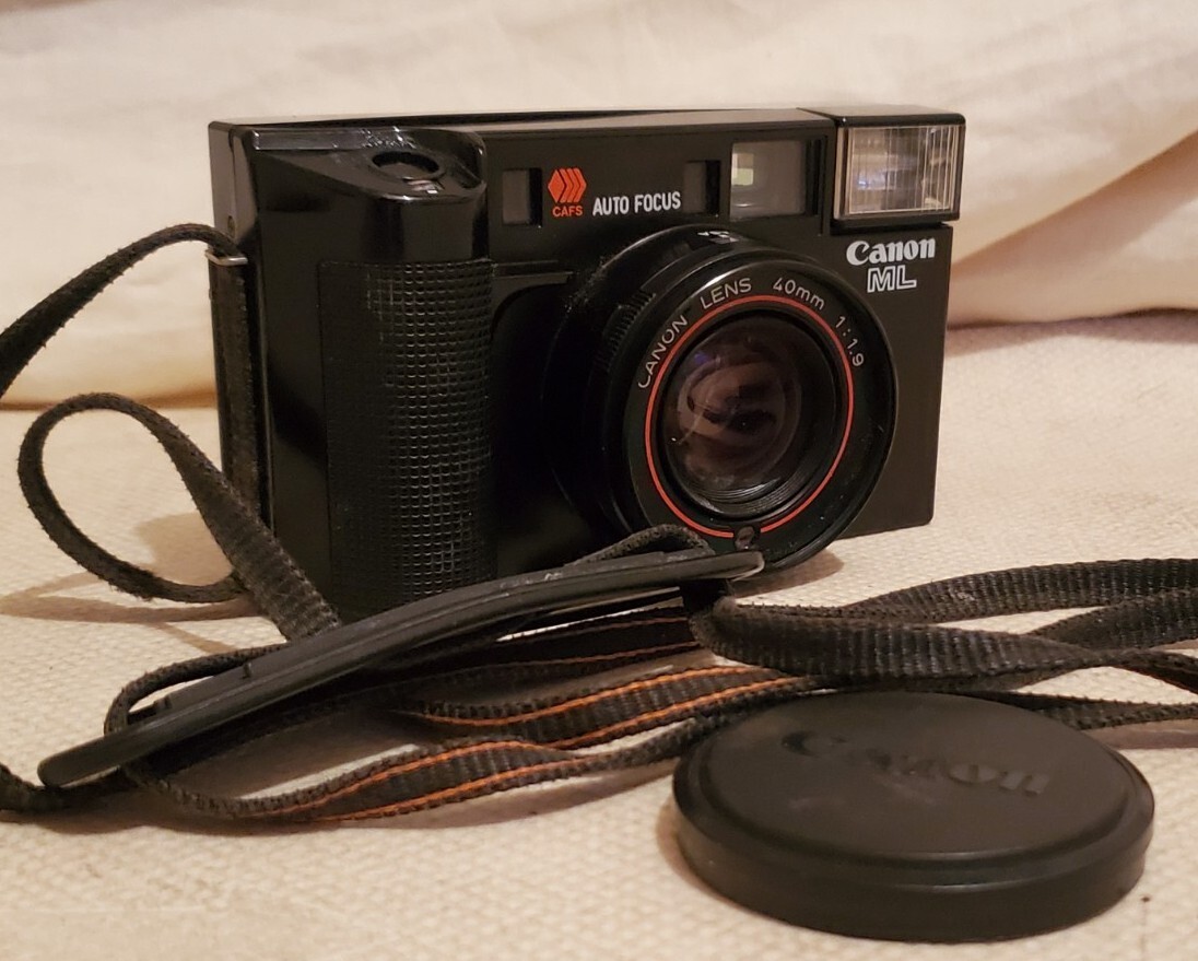 Canon AF35ML Point & Shoot Kompaktkamera 35 mm – nur Ersatzteile oder Reparatur - Bild 2 von 15