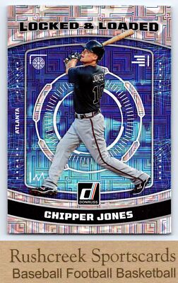 2023 Donruss #LL3 Chipper Jones Braves Locked & Loaded Vector