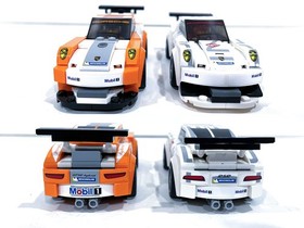 USED LEGO SPEED CHAMPIONS 75912 PORSCHE 911 GT FINISH LINE RETIRED W/ BOX MANUAL