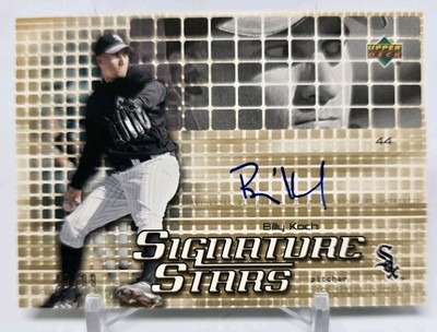2004 Upper Deck BILLY KOCH Signature Stars Auto Gold /99 Chicago White Sox SS-BK