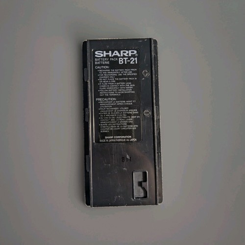 GENUINE SHARP BT-21 RECHARGABLE BATTERY PACK MADE IN JAPAN | eBay