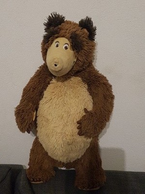 Mascha und der Bär groß Plüsch ca.50 cm Simba GEBRAUCHT,sehr gut.