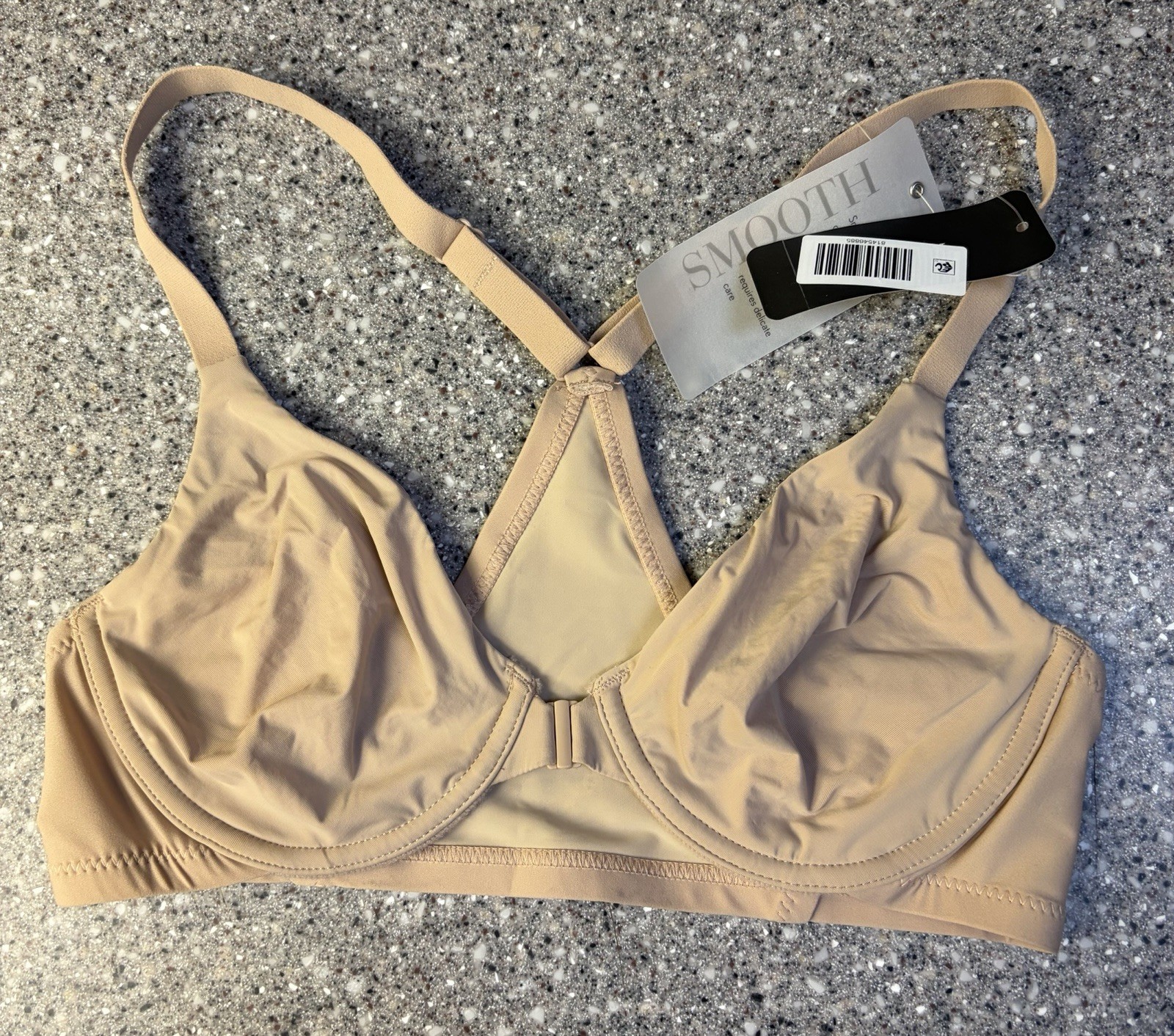 Natori Smooth Comfort Full Fit Front Close Underwire Bra 738271 Cafe 32B NWT