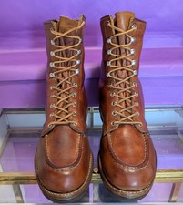 Red Wing Rare 60s Vintage 512- 8 Moc-Toe USA Men's Boots Size 7.5 D Brown