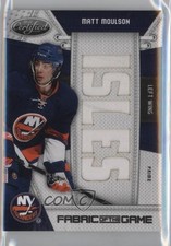 2010 Certified Fabric of the Game Die-Cut Team Prime 2/10 Matt Moulson #MM 1r5