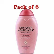 Shower To Shower Absorbent Body Powder Original Fresh with Chamomile 8 Oz 6 Pack