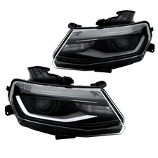 Led Projector Headlights Headlamps Fit For Chevy Camaro 2016-2022 Pair
