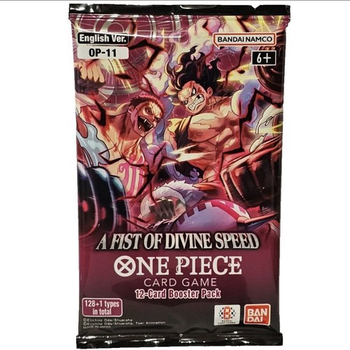 One Piece Card Game - A Fist Of Divine Speed Booster Pack OP-11 English - NEW