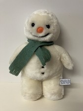 Vintage Eden The Snowman Raymond Briggs 10.5    with Green Scarf no hat 