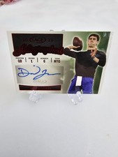 SAGE 2019 Rookie Autographed Daniel Jones SA19 Football Card NYG