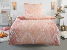 Bettwäsche Winter Biber Baumwolle Ornamente 135x200 + 80x80 cm  2 - 4 tlg teilig
