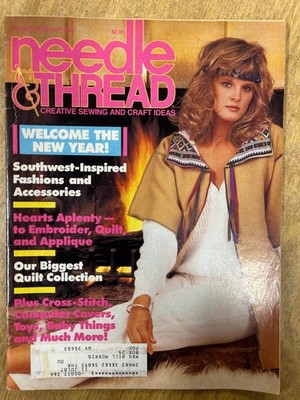 Needle & Thread January/February 1987 Magazine Southwest Fashion Crafts