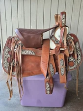 Escaramuza Montura Piteada Horse Side Saddle Never Used. Free Shipping!!